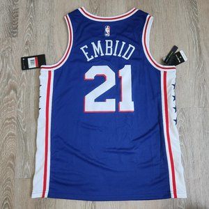Philadelphia 76ers Joel Embiid Nike Swingman Jersey Men's Size Large